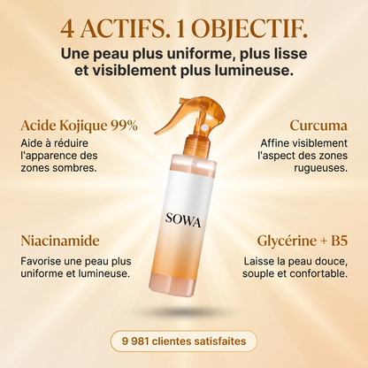 Sowa — Révélez une peau plus lisse, plus lumineuse et visiblement plus uniforme.