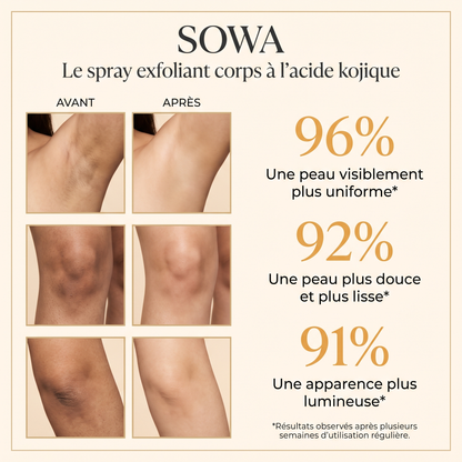 Sowa — Révélez une peau plus lisse, plus lumineuse et visiblement plus uniforme.